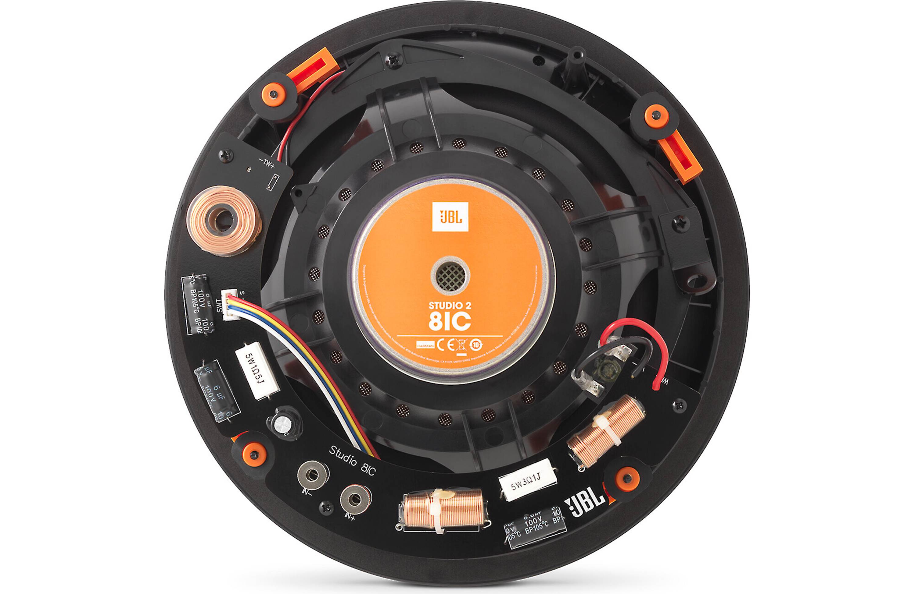 JBL Studio 2 8IC 8-Inch In-Ceiling Speaker - High Performance Home Audio System for Surround Sound & Background Music - Perfect for Living Rooms, Home Theaters & Commercial Spaces