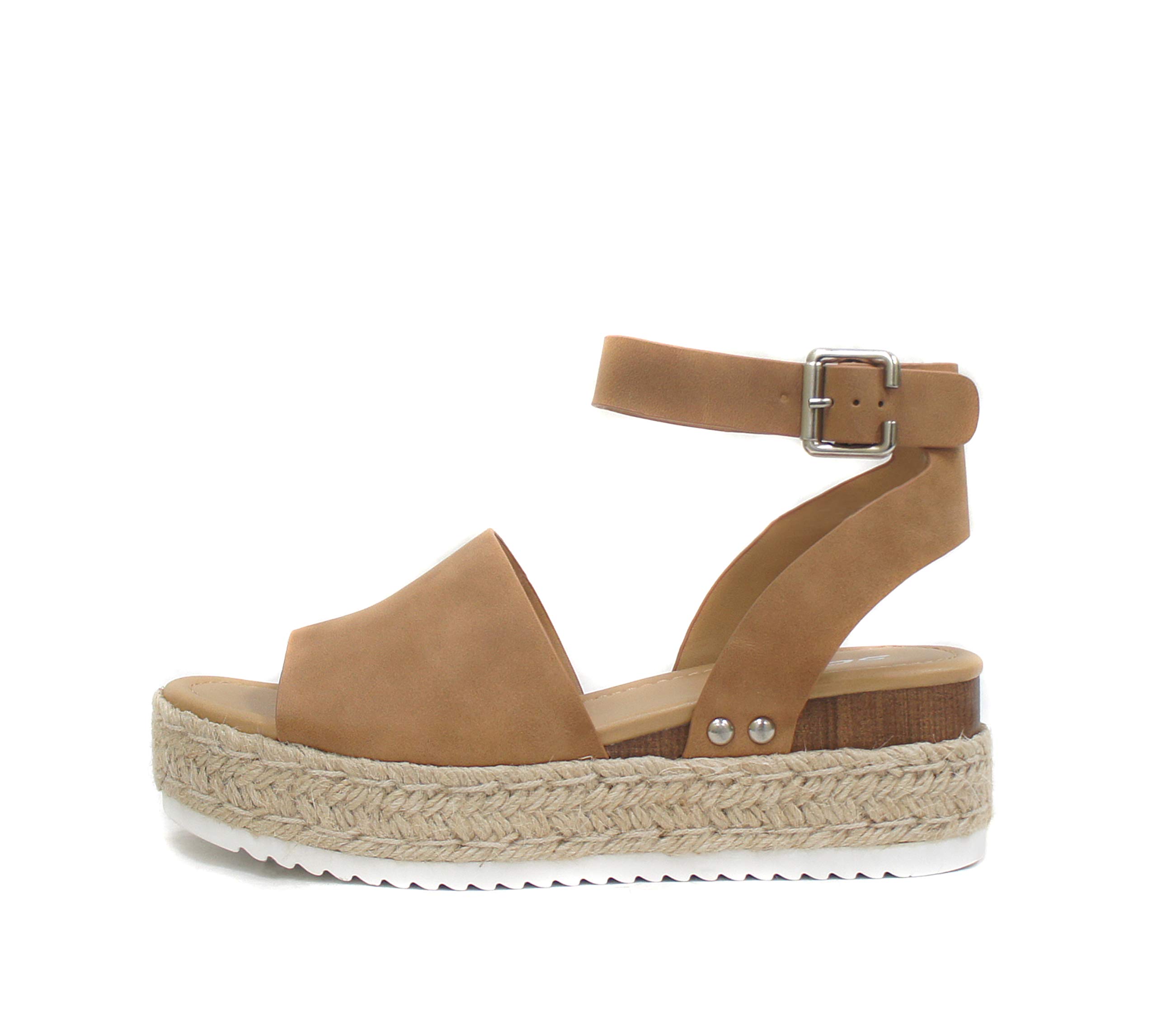Women's Open Toe Ankle Strap Espadrille Sandals - Comfortable Summer Casual Shoes for Beach, Vacation & Outdoor Wear