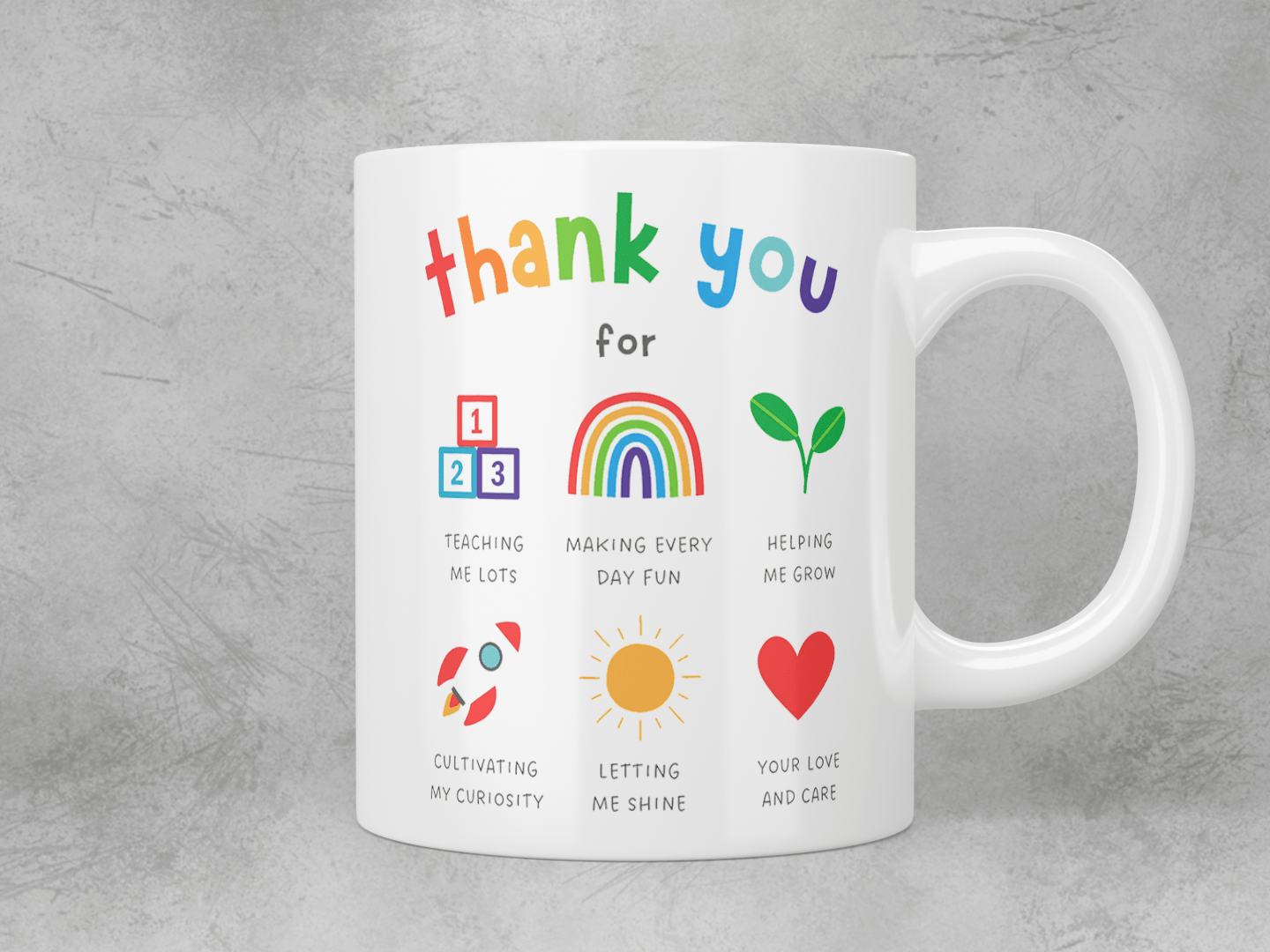 Best Thank You Teacher Mug - Inspirational Gift for Educators, Appreciation Present for Professors & Mentors - Perfect for Teacher Appreciation Week, Retirement, End of Year Gifts