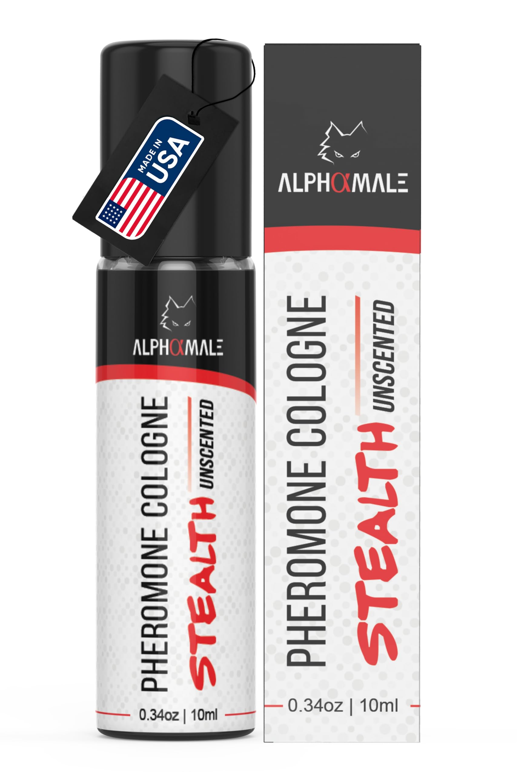 Best Pheromone Cologne for Men - Unscented Pure Pheromone Attractant Oil - 0.34 oz (10mL) Potent Blend to Enhance Attraction - Perfect for Dating & Nightlife