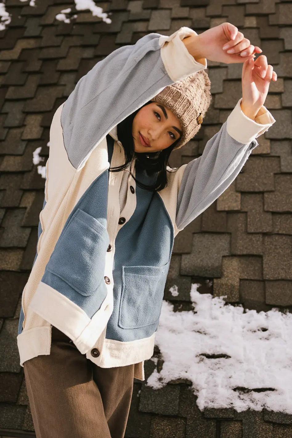 Alexis Colorblock Jacket for Women - Stylish Lightweight Windbreaker with Pockets | Perfect for Spring, Fall & Outdoor Activities