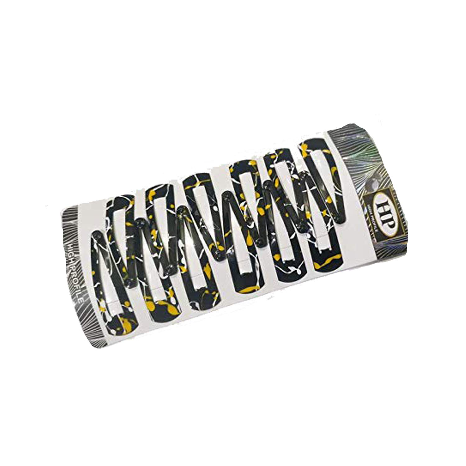 Salvus App SOLUTIONS Black Metal Tic Tac Hair Clips for Women & Girls - Fashion Hair Accessories for School, Work & Everyday Styling