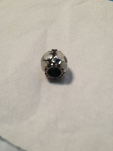 Pandora Sterling Silver Black and White Daisy Flower Charm Bracelet - Perfect for Gifts, Birthdays, and Everyday Elegance
