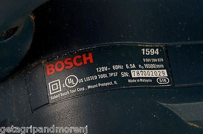 BOSCH 1594 6.5 Amp 3-1/4 Inch Corded Power Planer Kit - Professional Woodworking Tool for Smoothing, Shaping & Trimming Doors, Tables & Furniture