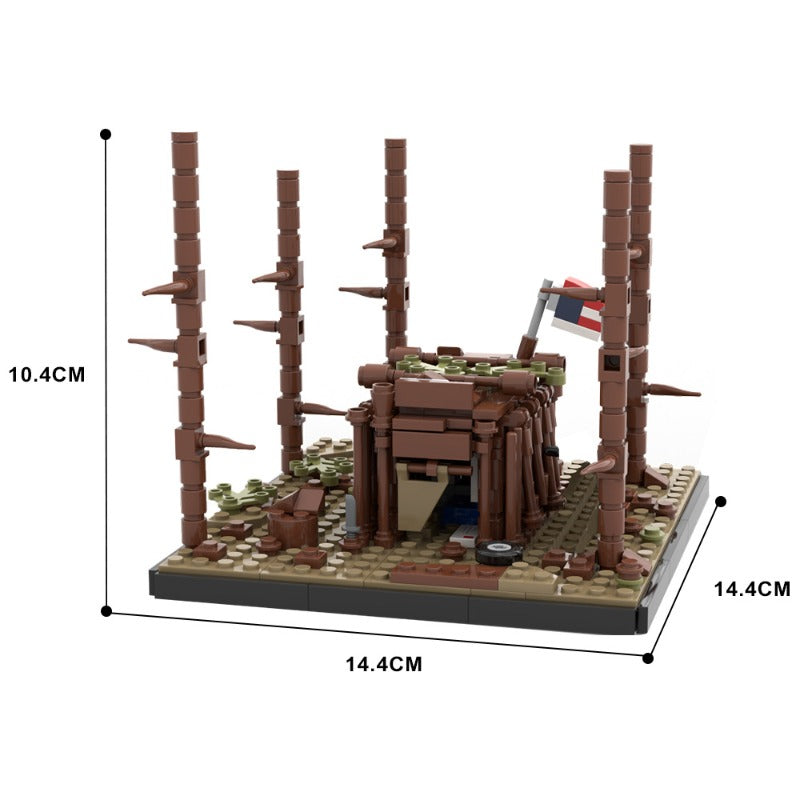Gobricks 421PCS MOC 89218 Castle Byers Building Blocks Set - Creative DIY Castle Model for Kids & Adults, Perfect for Home Decoration & Gift Giving