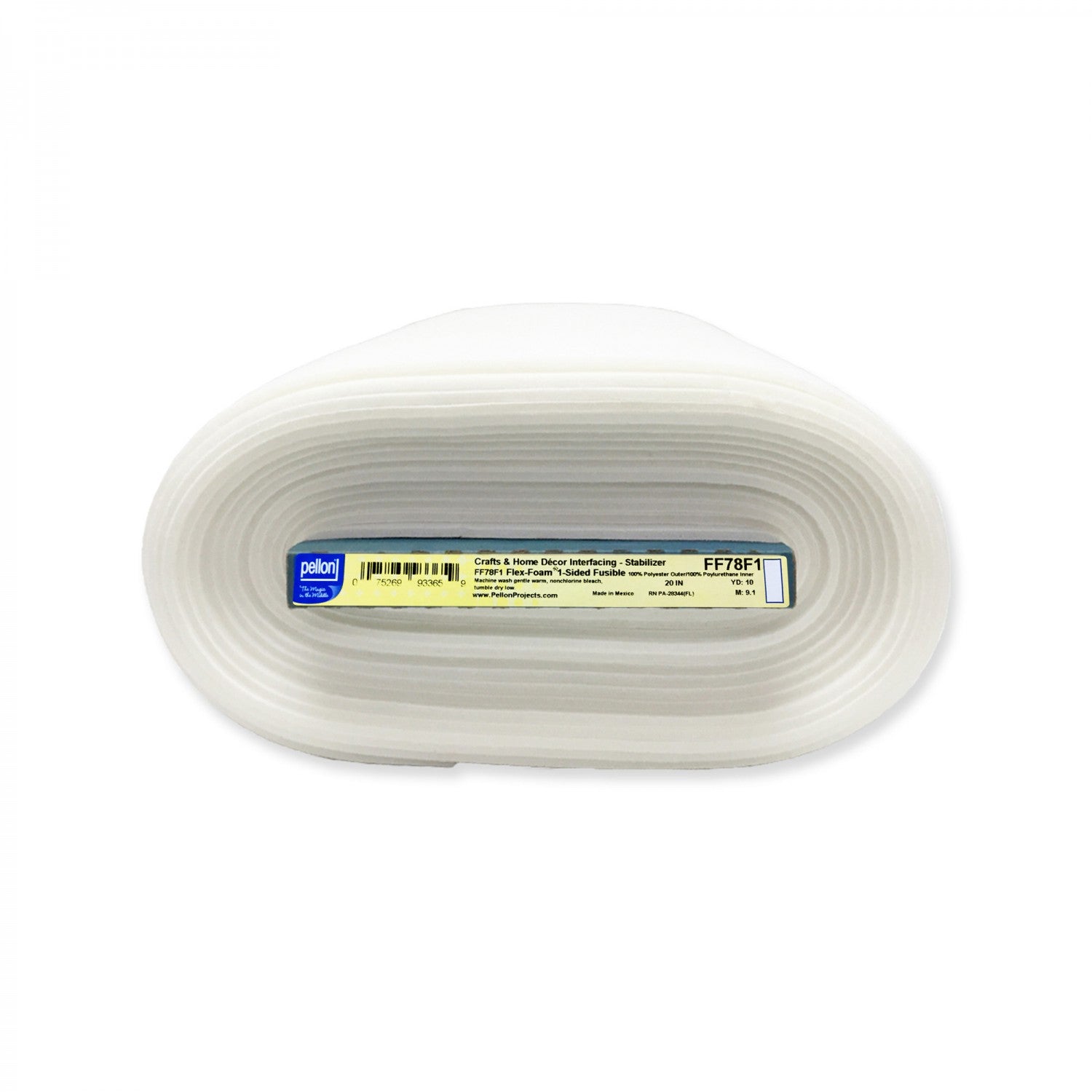 Pellon Fusible Flex Foam Interfacing - 20 Inches Wide - Perfect for DIY Sewing, Quilting, and Craft Projects