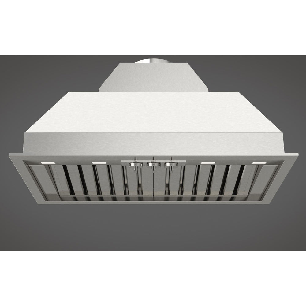 Fulgor Milano 34-inch 1000 CFM Professional Stainless Steel Range Hood Insert with Knob Controls (F6BP34DS1) - Perfect for Modern Kitchens & High-Volume Cooking