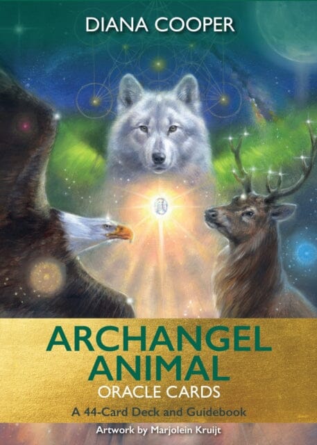 Archangel Animal Oracle Cards - 44 Card Deck with Guidebook by Diana Cooper for Spiritual Guidance, Meditation & Divine Messages | Perfect for Tarot Readers, Healers & Animal Lovers