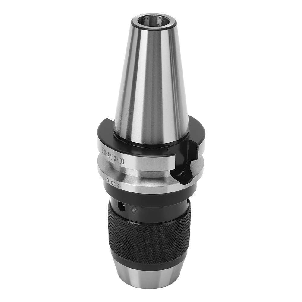 BT40-APU13-100 Drill Collet Tool Holder for CNC Milling Machines - High Precision Durable Drill Chuck with Simple Structure - Perfect for Holding Drill Bits in Metalworking & Woodworking Applications