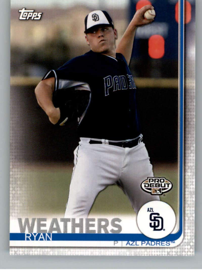2019 Topps Pro Debut Baseball Card #83 Ryan Weathers - Collectible for Baseball Fans