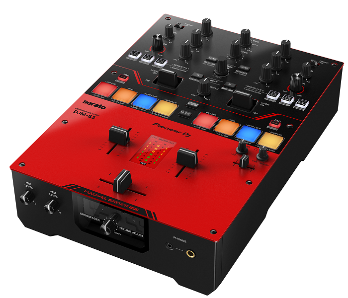 Pioneer DJM S5 Professional 2-Channel Scratch DJ Mixer with Free DJ Method Guide & 15ft XLR Cable - Perfect for Club Performances, Home Studios & Live Events