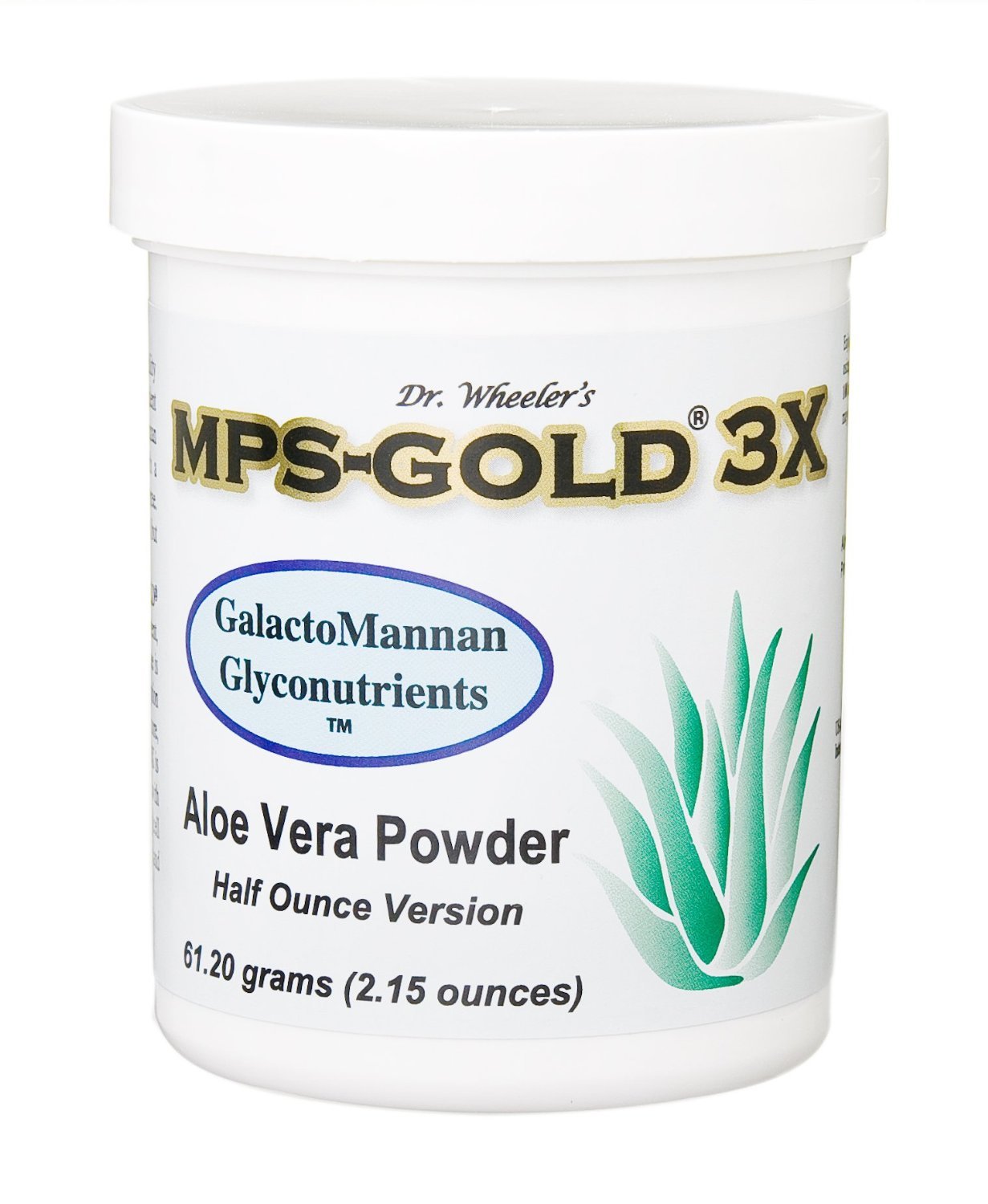 **MPS-Gold 3X Glyconutrient & Aloe Vera Powder Supplement – 61.20g | Immune Support, Digestive Health | Perfect for Smoothies, Shakes & Wellness Routines**