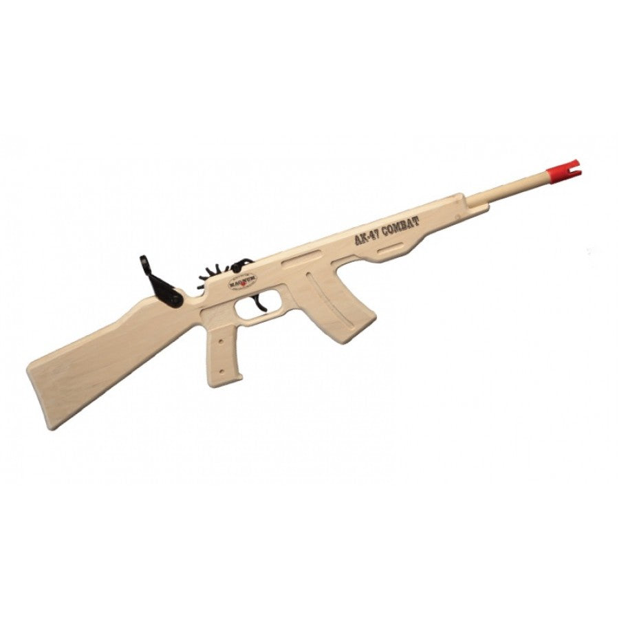AK 47 Rubber Band Gun Toy - High Power Rubber Band Shooter for Outdoor Fun, Target Practice & Backyard Games | Perfect for Kids & Adults