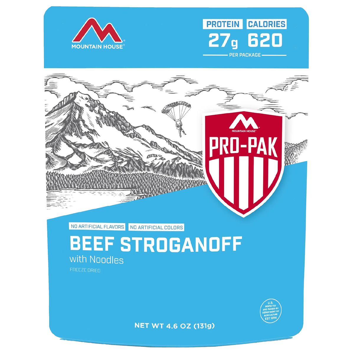 Beef Stroganoff Noodles Pro Pak - Premium Instant Meal Kit | Quick & Easy Dinner Solution | Perfect for Busy Weeknights, Camping Trips & College Dorm Cooking