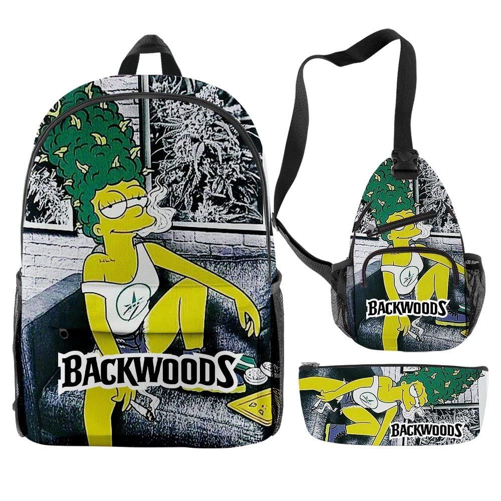 Backwoods Laptop Backpack for Men & Women - Durable School, Travel & Work Backpack with Shoulder Straps - Perfect for College, Commuting & Outdoor Adventures