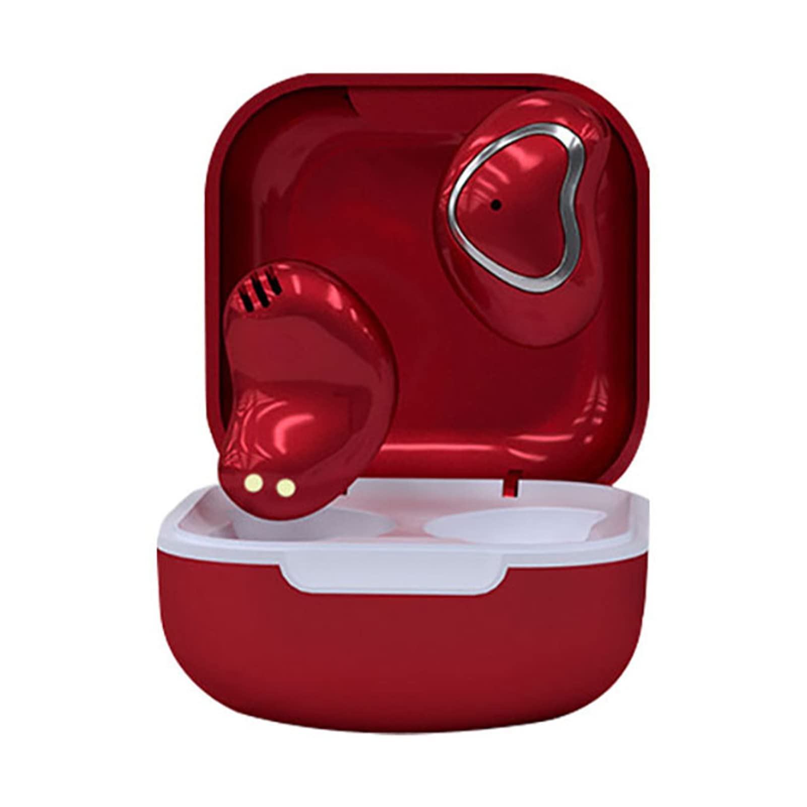 Loluka Sleep Earbuds - Comfortable Bean-Shaped Wireless Headphones for Sleeping, Stable Bluetooth 5.0 Connection, Half In-Ear Design, True Wireless & Invisible for Side Sleepers - Perfect for Travel, Office Naps & Nighttime Relaxation