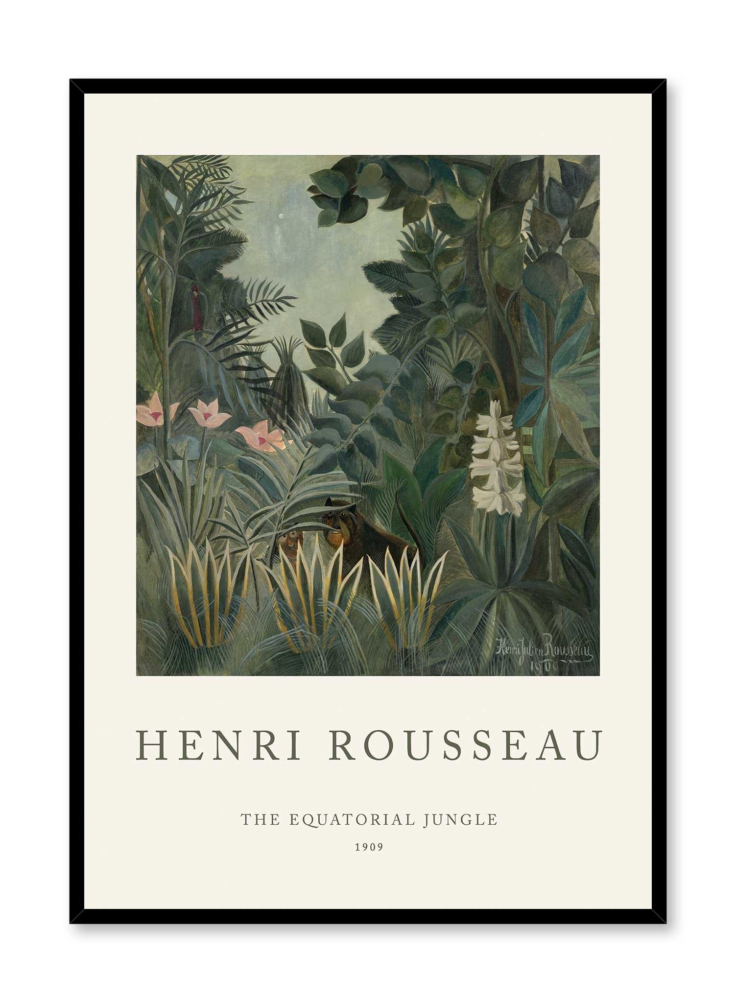 Equatorial Jungle Poster - Stunning Tropical Forest Wall Art for Home & Office Decor | Perfect for Living Room, Bedroom & Office Spaces