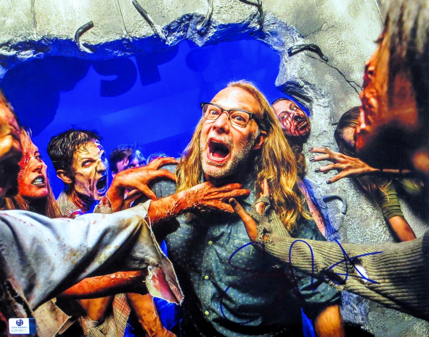 Greg Nicotero Signed Autographed 11X14 Photo - The Walking Dead Director - Limited Edition Collectible - Perfect for Horror Fans & Memorabilia Collections (GV816511)