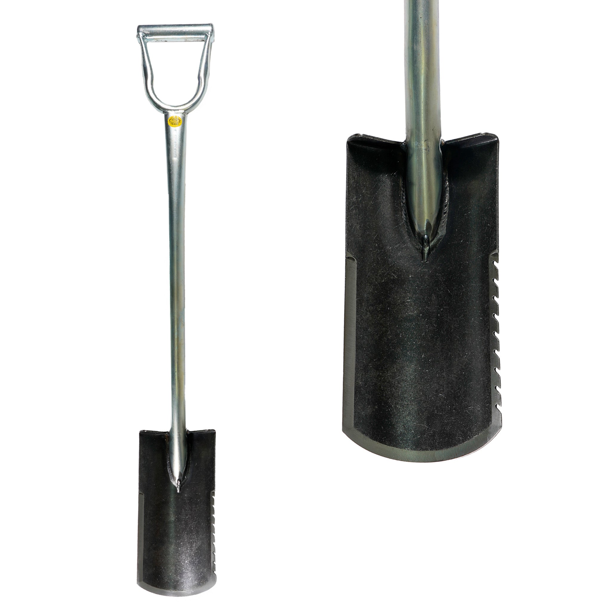 King of Spades Ground Shark Model 38 Shovel - Heavy Duty Digging Tool for Gardening, Landscaping & Outdoor Projects