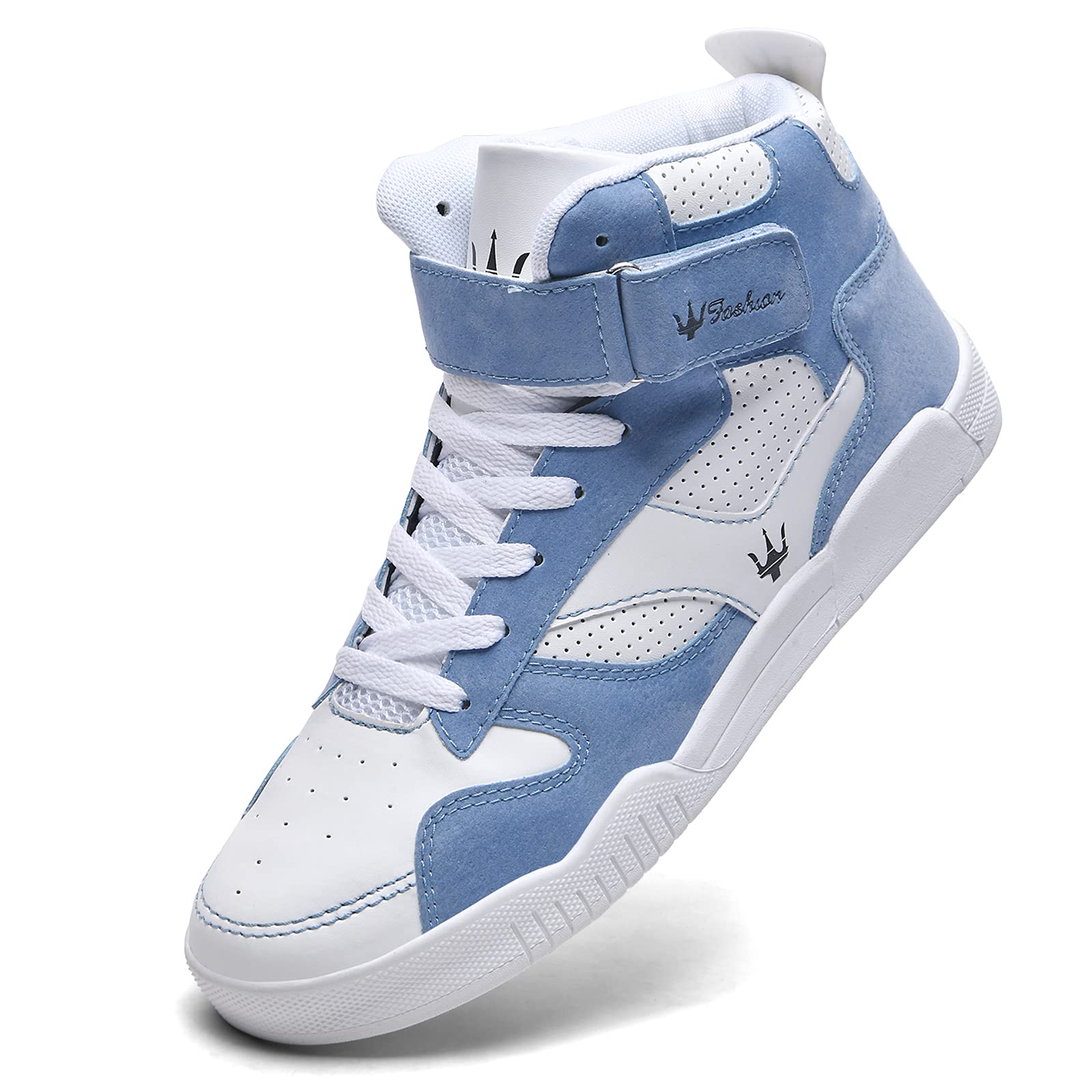 Men's High Top Leather Sneakers - Fashionable Outdoor Casual Sports Shoes for Training & Walking | Perfect for Gym, Workouts & Daily Wear