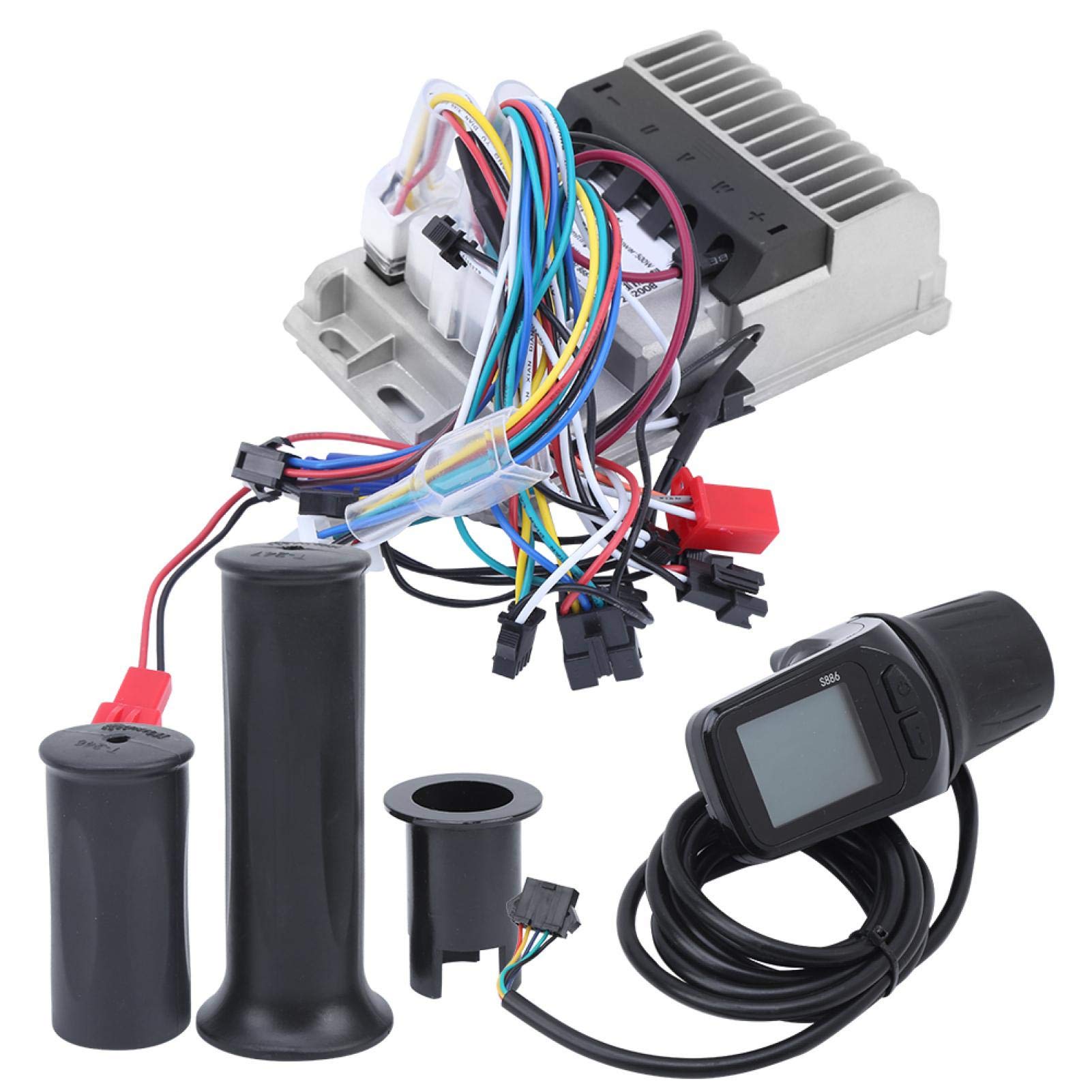 LZKW 36V/48V Brushless Motor Controller for Electric Tricycles & Two-Wheel Motorcycles - High Power E-Bike Speed Controller - Perfect for Commuting, Delivery & Personal Transportation