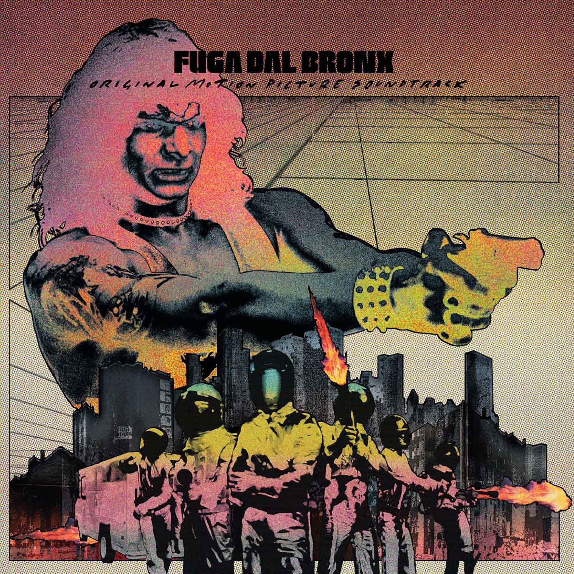Fuga Dal Bronx Original Motion Picture Soundtrack LP Vinyl Record - Classic Italian Crime Film Score, Limited Edition Collector's Item - Perfect for Movie Buffs & Vinyl Enthusiasts