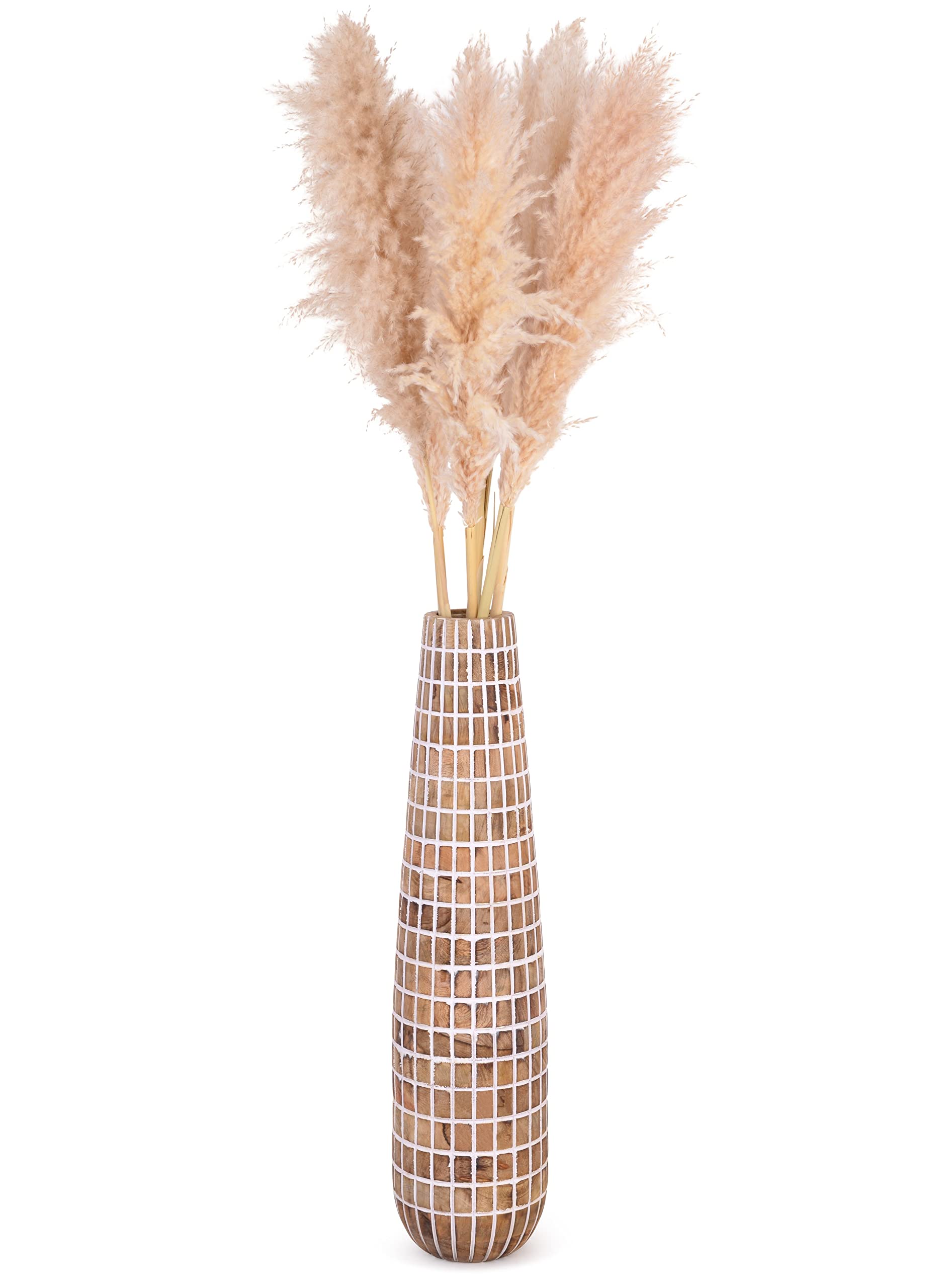 Walbrook 32 Inch Extra Large Floor Vase - Modern Tall Decorative Vase for Living Room, Pampas Grass Display, Home Decor Centerpiece - Perfect for Farmhouse, Boho & Wedding Decor Styles