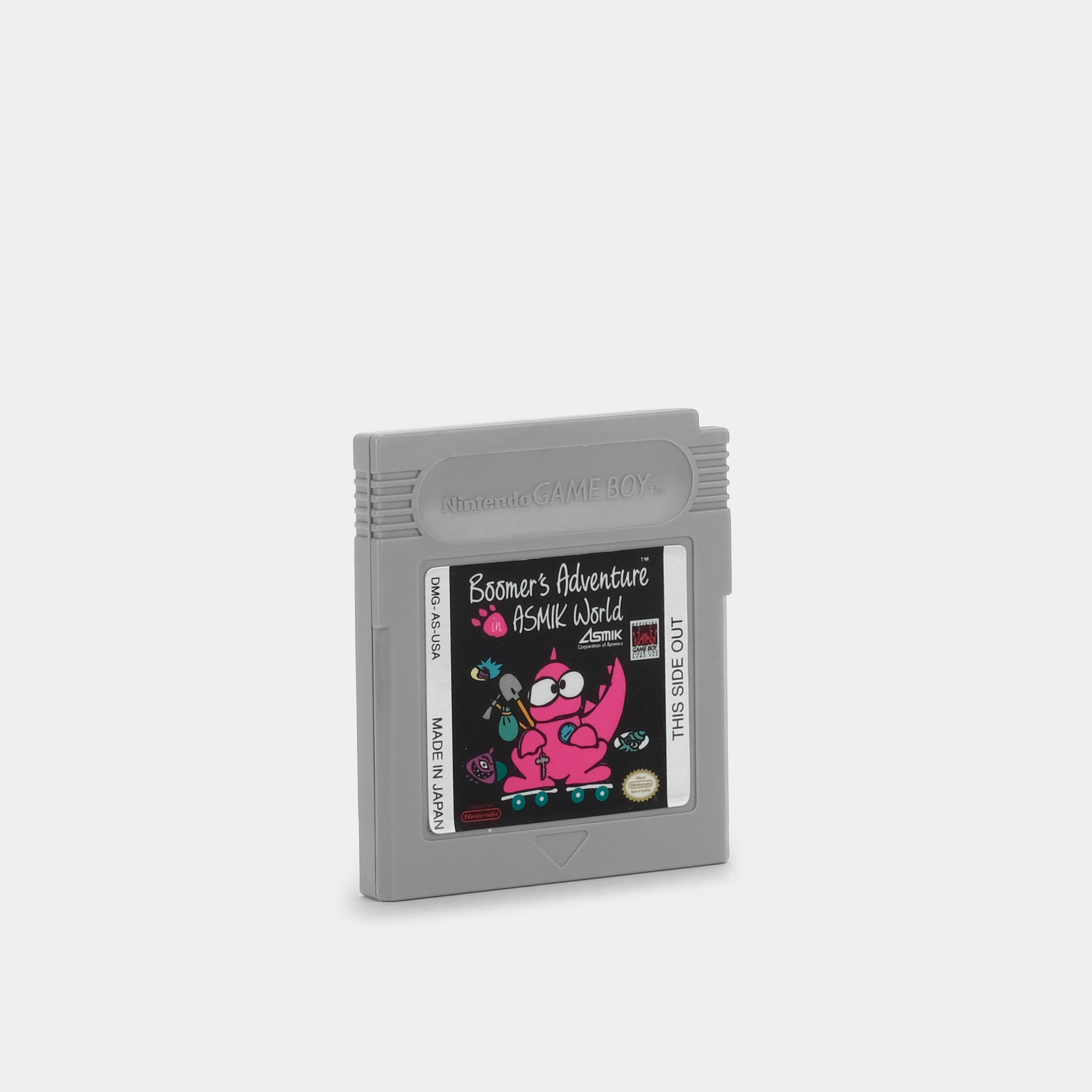 Boomer's Adventure in Asmik World - Classic Game Boy Retro Video Game Cartridge - Perfect for Collectors & 90s Nostalgia Gaming