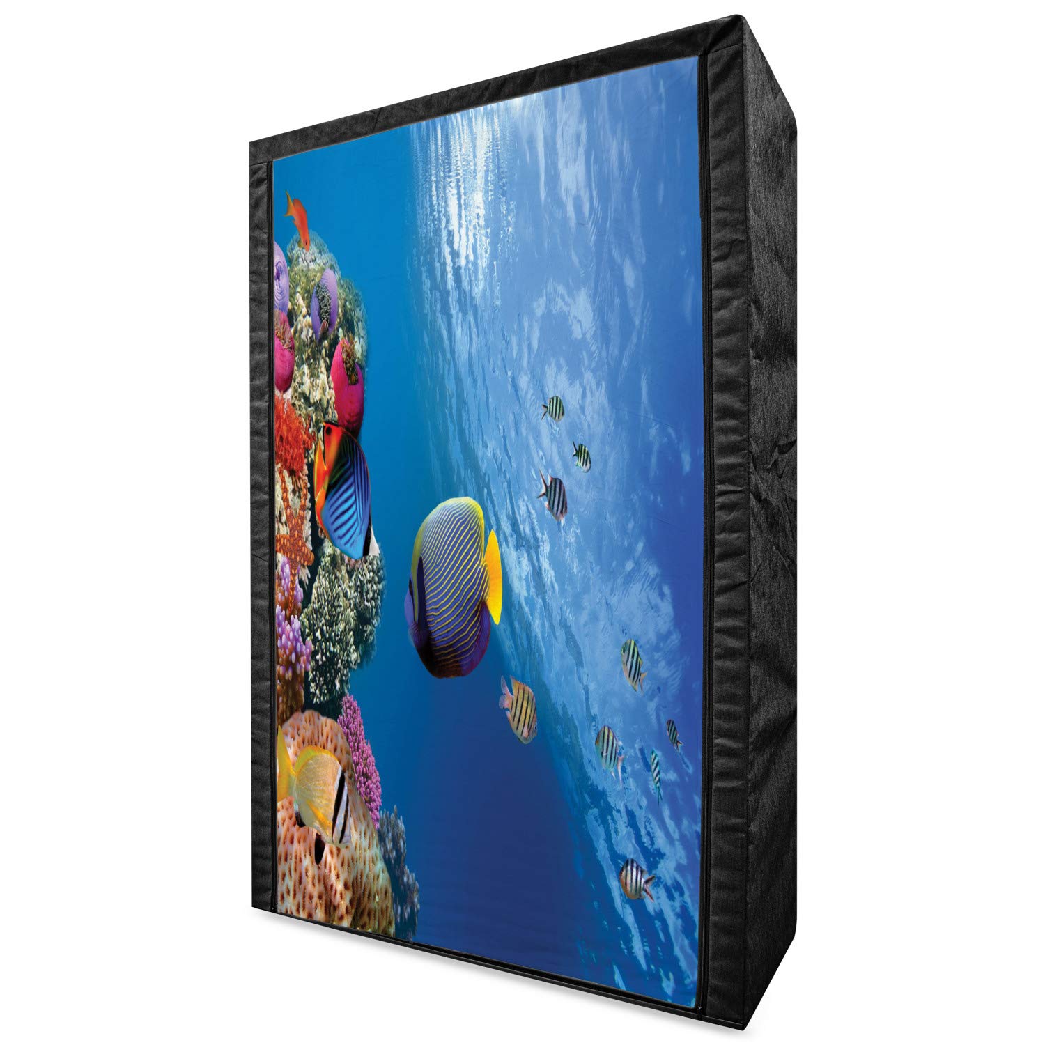 Ambesonne Under The Sea Portable Fabric Wardrobe - 42.5