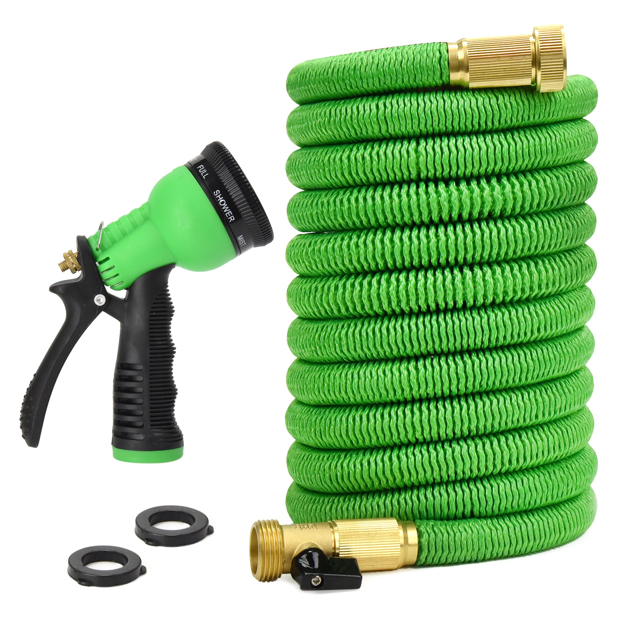 Glayko Tm 100 Feet Expandable Garden Hose - Heavy Duty 3/4