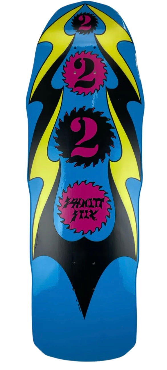 Schmitt Stix RipSaw 2 Skateboard - Blue Dip Design | High-Performance Cruiser Board for Commuting & Street Skating