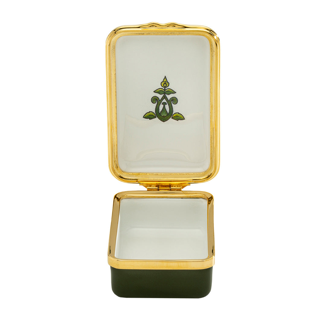 Irish Prayer Enamel Keepsake Box - Inspirational Gift for Baptism, First Communion & Confirmation - Elegant Jewelry Storage with Religious Blessings for Home Decor