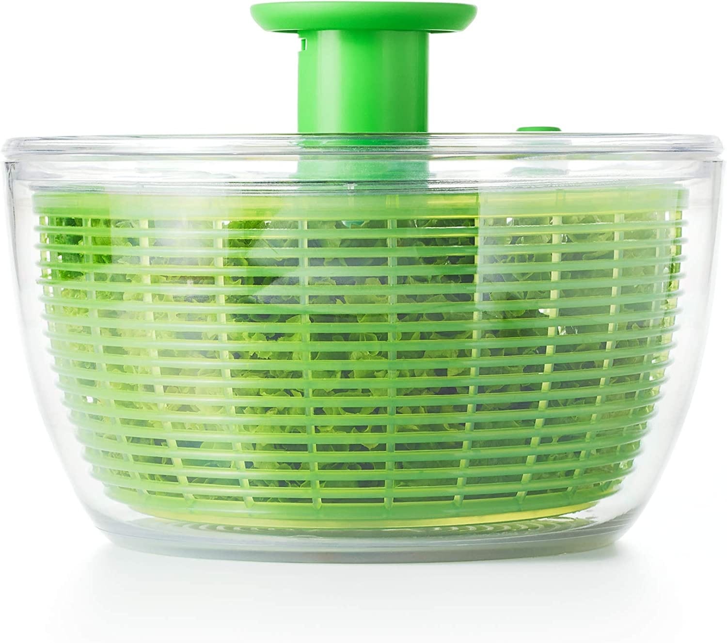 OXO Good Grips Salad Spinner - Large 5.2 Quart Kitchen Essential for Fresh Greens, Herbs & Vegetables | Perfect for Prepping Salads, Washing Produce & Healthy Meal Prep