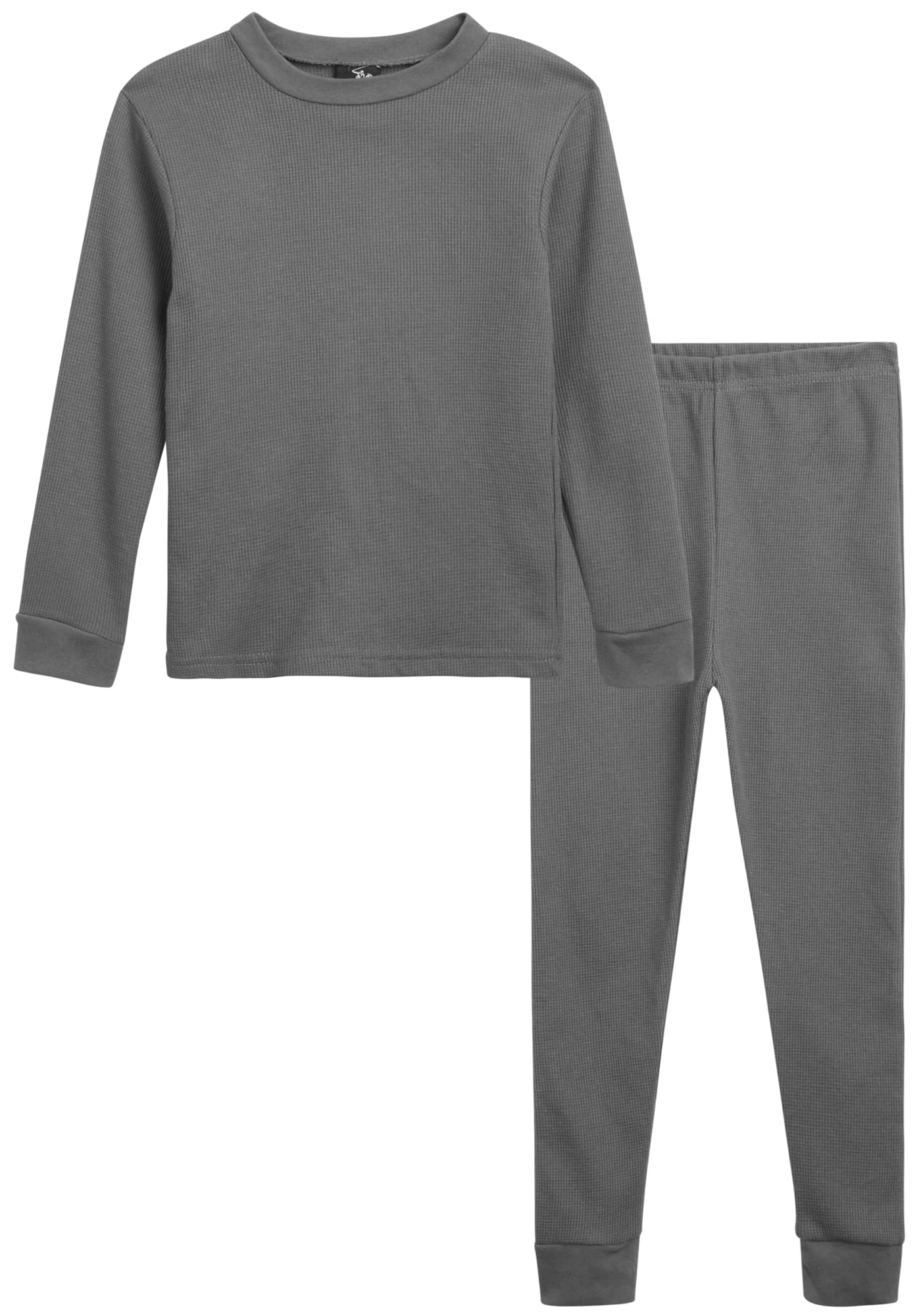 Beverly Hills Polo Club Boys' Thermal Underwear Set - 2 Piece Waffle Knit Top & Long John Pajamas (2T-18) | Warm Winter Base Layer for Kids | Perfect for Cold Weather, Outdoor Activities & Sleepwear