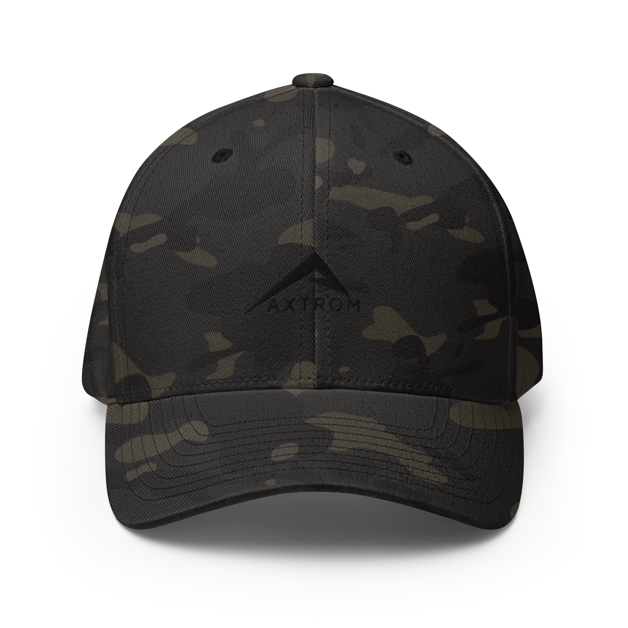 Flexfit Adjustable Baseball Cap - Black & Multicam Camo for Outdoor, Sports & Casual Wear
