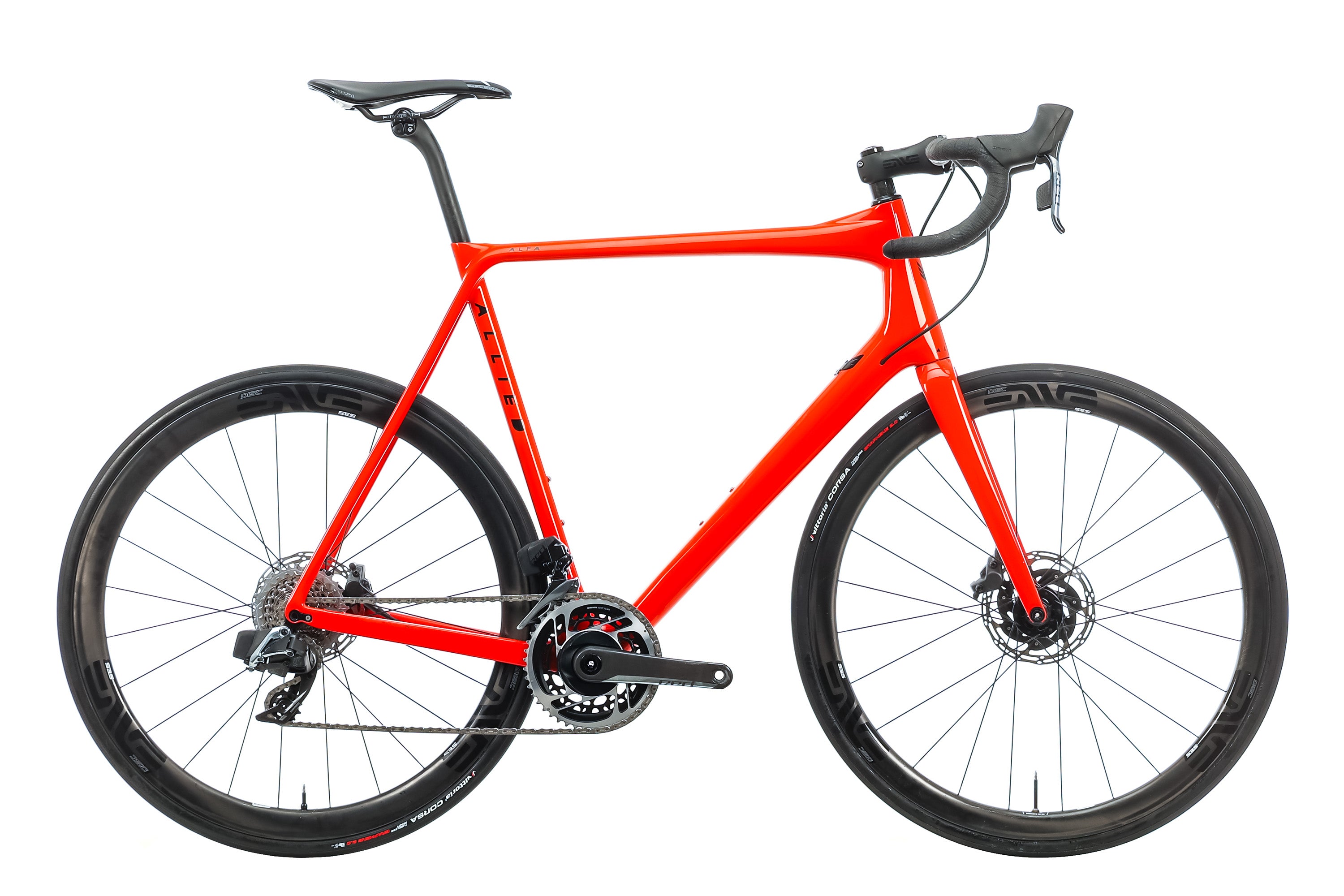 2020 Allied Alfa Disc Road Bike - 61cm+ Size | High-Performance Carbon Frame for Racing & Endurance | Perfect for Competitive Cyclists & Long-Distance Rides