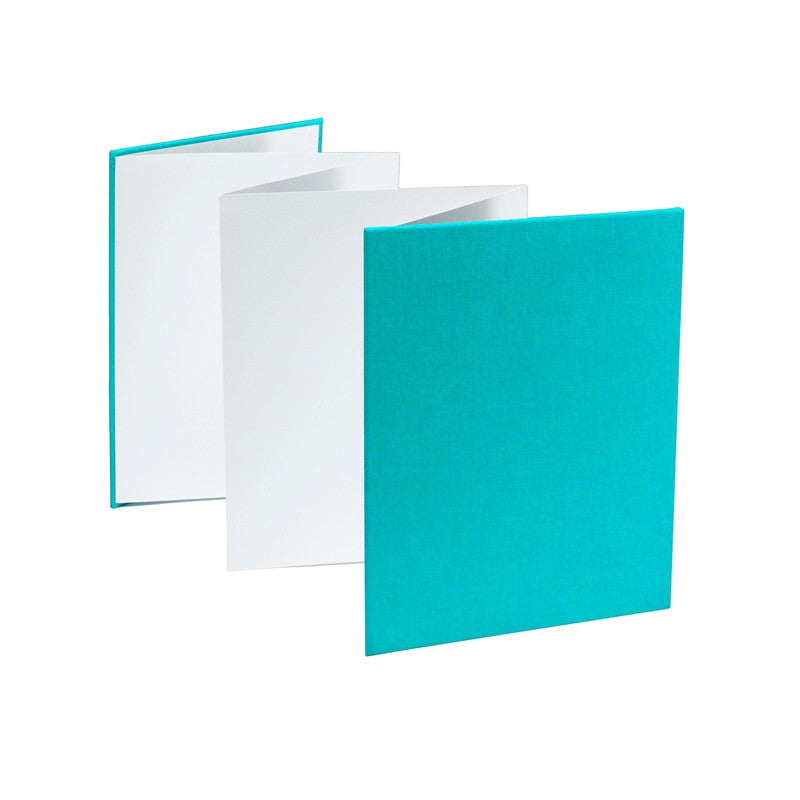 Bookbinders Design Premium Turquoise Accordion Photo Album - Perfect for Scrapbooking, Wedding Memories & Travel Keepsakes