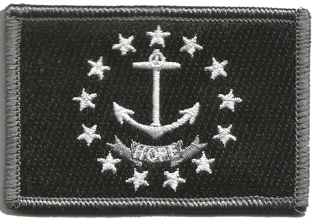 Gadsden & Culpeper Tactical Rhode Island State Patch - Embroidered Military Style Morale Patch for Tactical Gear, Backpacks & Hats | Perfect for Outdoor Enthusiasts, Military Personnel & Collectors