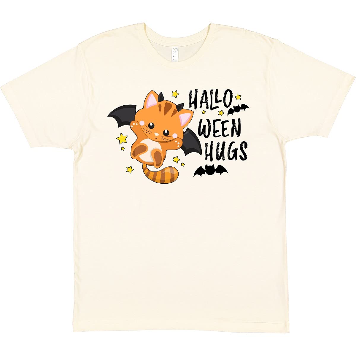Halloween Vampire Cat Bat T-Shirt - Cute & Spooky Graphic Tee for Women & Men - Perfect for Halloween Parties, Cosplay & Everyday Wear
