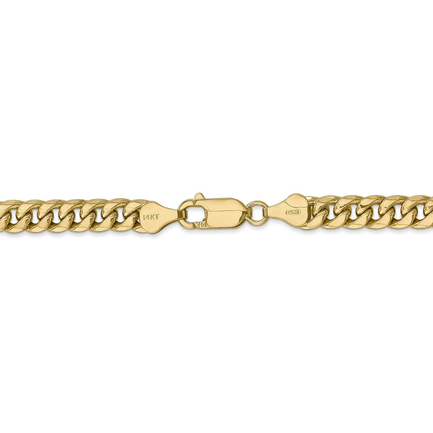 14K Yellow Gold Heavy Semi-Solid Miami Cuban Link Chain Necklace, Bracelet & Anklet Set - Perfect for Men's & Women's Hip Hop Jewelry, Gift for Birthday, Anniversary or Special Occasion