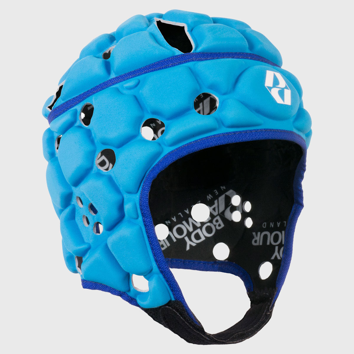 Body Armour Ventilator Rugby Headguard - Mid Blue Protective Gear for Rugby Players | Perfect for Training & Matches