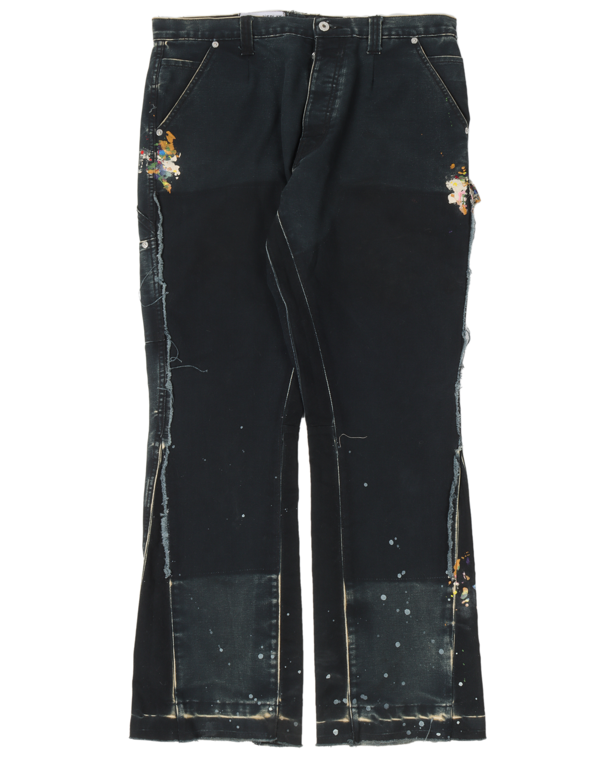 La Flare Carpenter Denim Jeans for Women - High Waisted Stretch Work Pants - Durable & Comfortable Denim for Workwear & Casual Style
