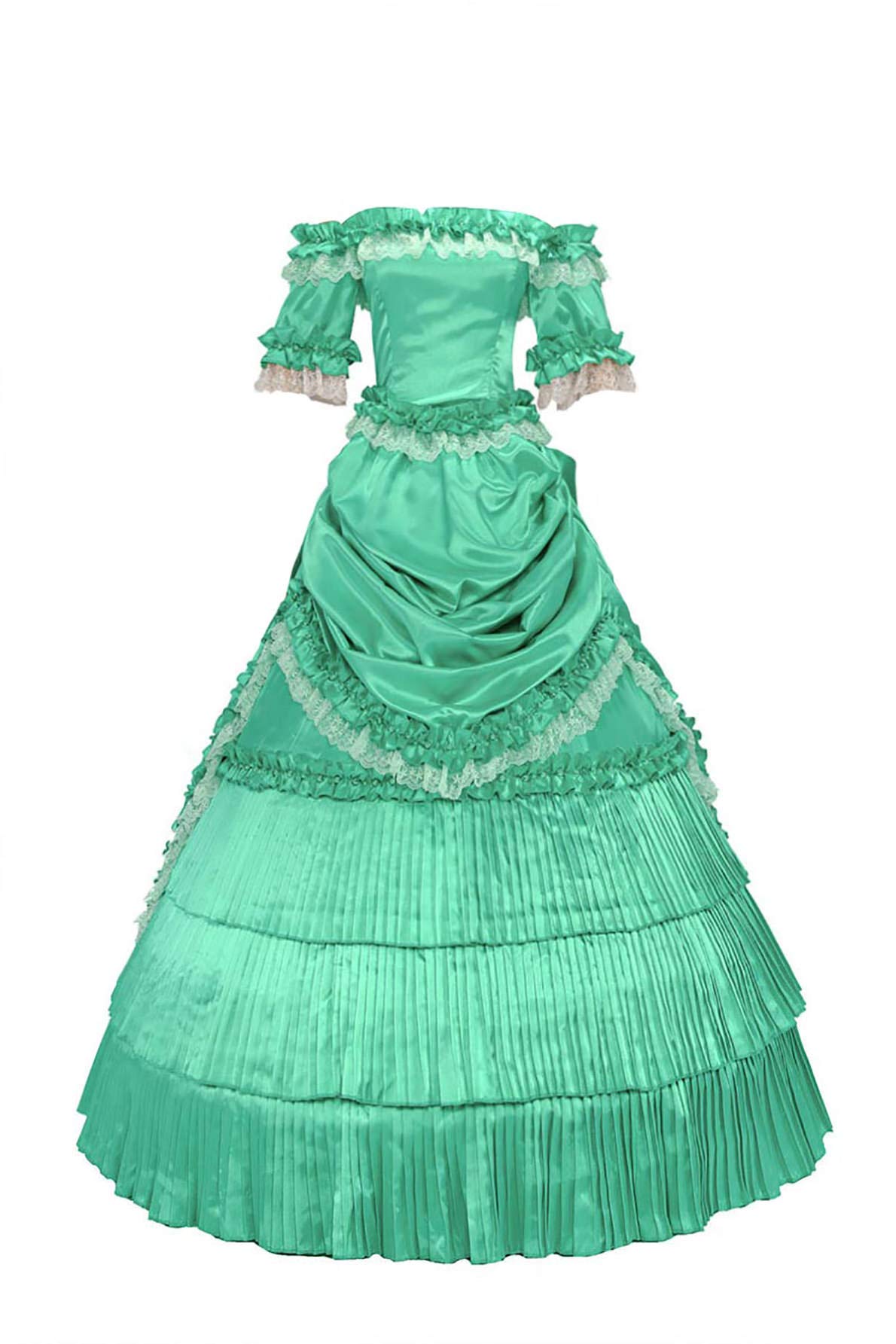 Gothic Lolita Dress - Short Sleeve Strapless Elegant Ball Gown for Cosplay, Halloween, and Gothic Fashion Events | Perfect for Anime Conventions, Gothic Parties, and Themed Photoshoots