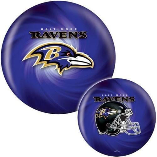 Baltimore Ravens NFL Themed Bowling Ball - Perfect for Football Fans & Bowling Enthusiasts | Great for Game Nights, Sports Bars, and Themed Parties