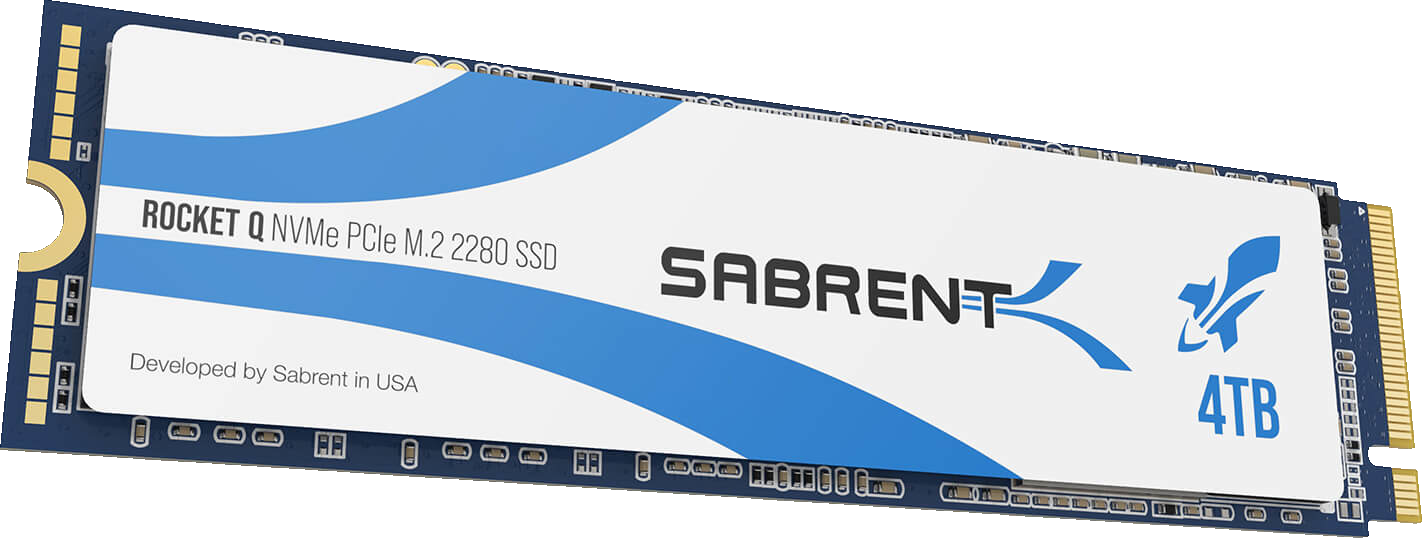 Sabrent Rocket Q 4TB M.2 PCIe NVMe Internal SSD - High Speed Gaming & Work Storage for PC, Laptop, PS5, Video Editing, Content Creation