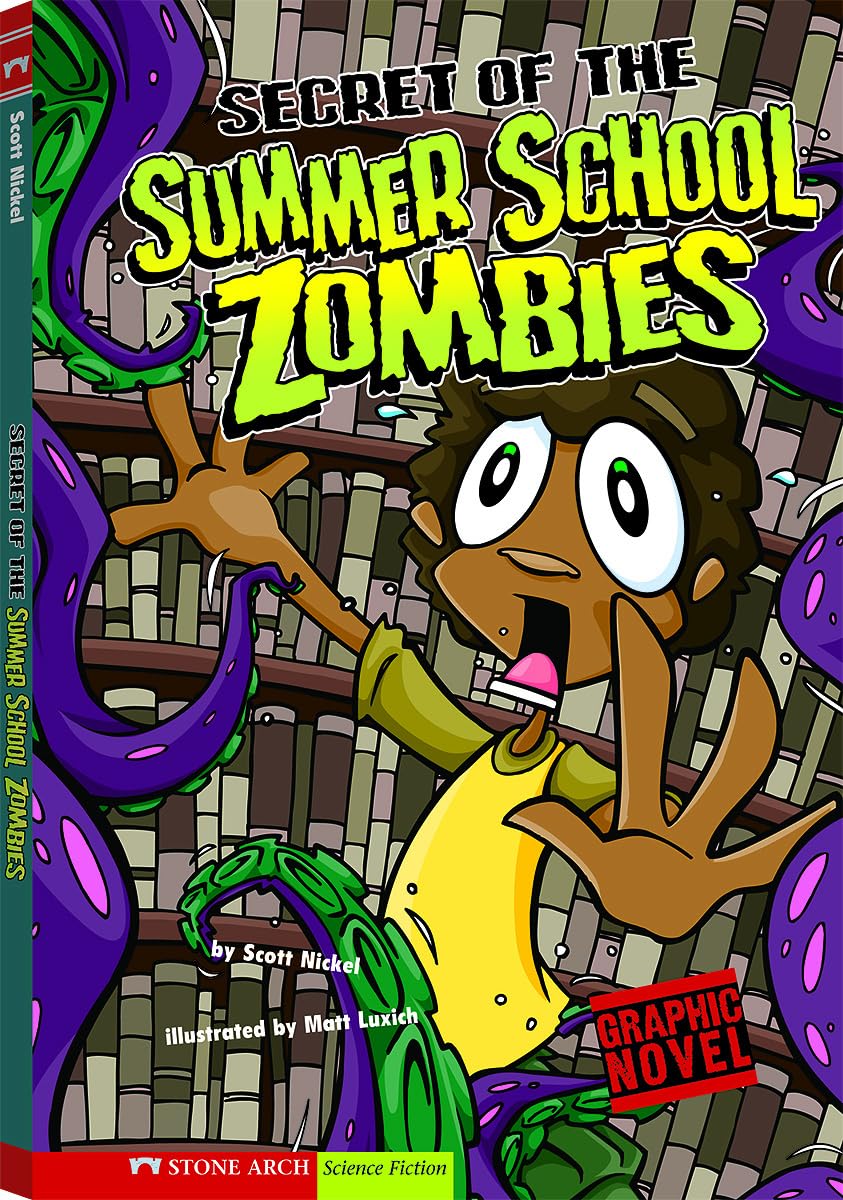 Secret of the Summer School Zombies Graphic Novel - Middle Grade Horror Book Series for Kids | Perfect for Halloween Reading, School Libraries & Young Readers Who Love Spooky Stories