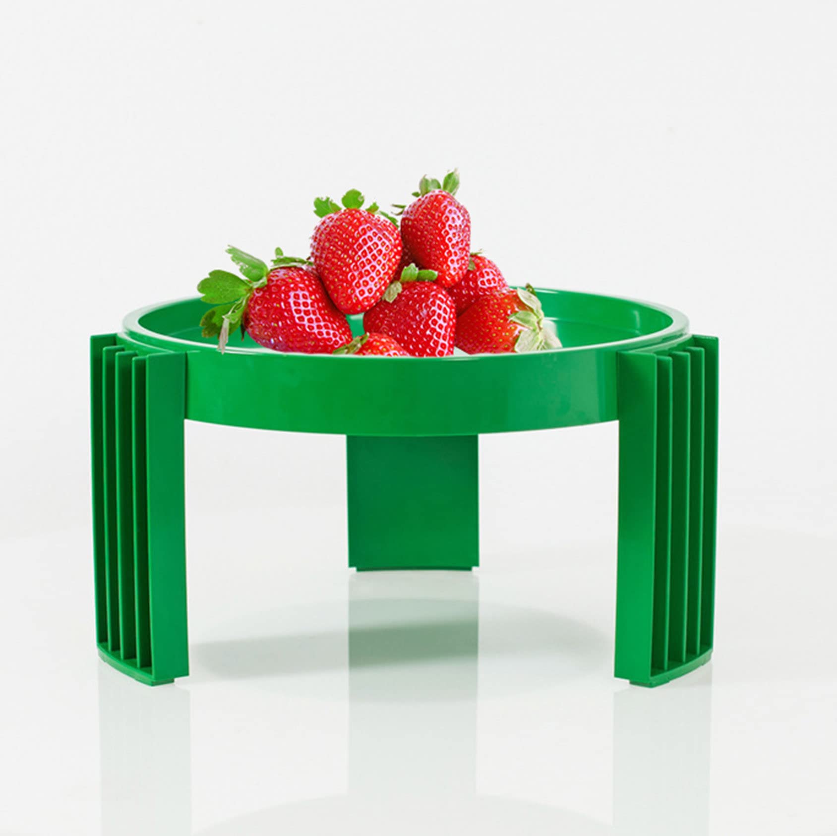 Modern Round Coffee Table - Multifunctional Green Living Room & Bedside Table (23cm) - Perfect for Small Spaces, Bay Windows & Studio Apartments