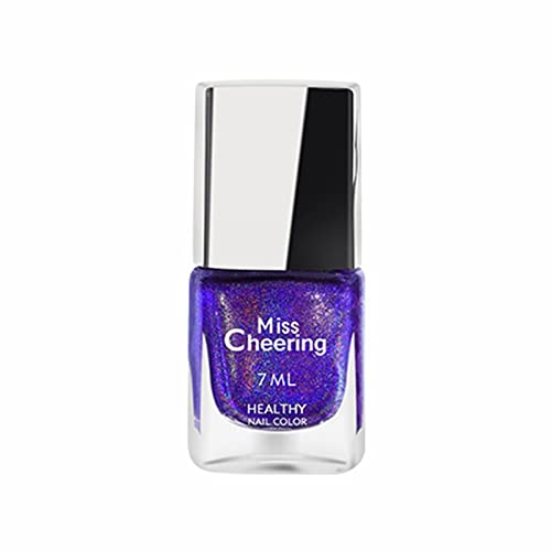 Diamond Sequin Nail Polish - Colorful Magic Glitter Nail Polish (7ml) for False Nails & Press On Nails - Perfect for Parties, Weddings & Special Occasions