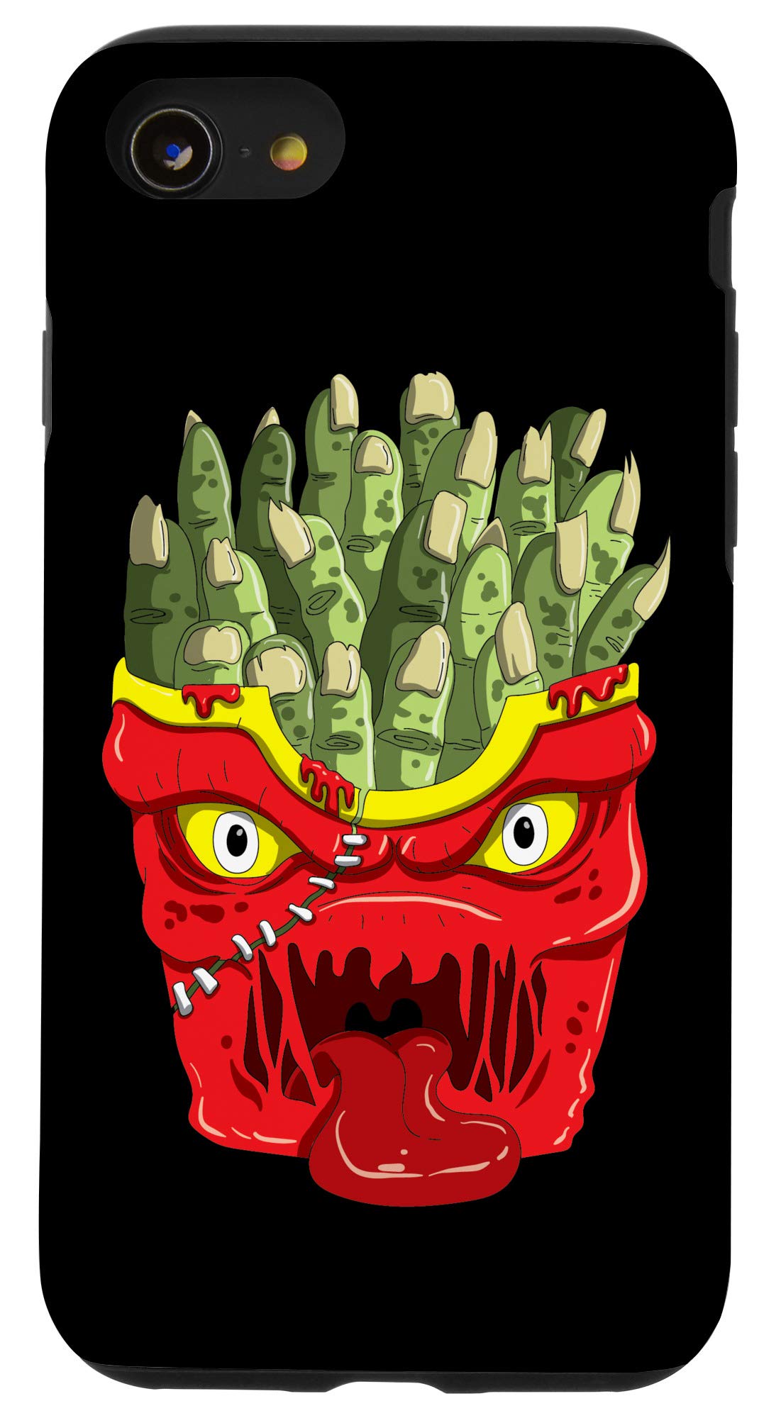 iPhone SE (2020)/7/8 Horror Zombie Case - Scary & Funny Halloween Gift for Horror Fans - Perfect for Halloween Parties & Horror Movie Nights