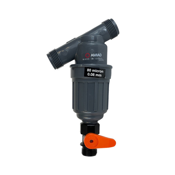 25mm Polypropylene Manual Screen Water Filters with Flushing Valve - Home Irrigation, Drip Systems & Industrial Filtration Solutions